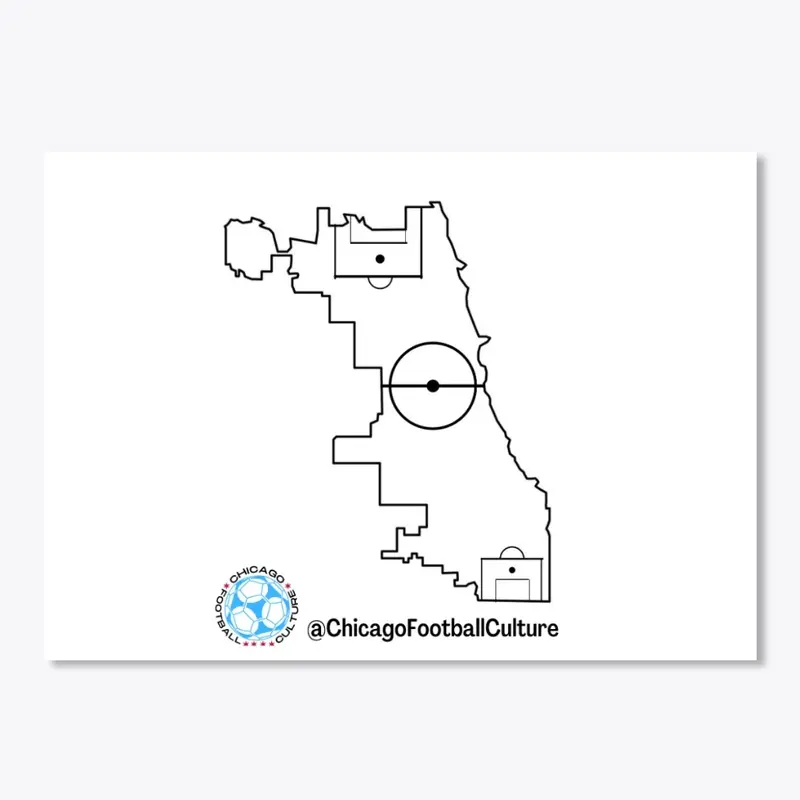 Chicago Map Sticker