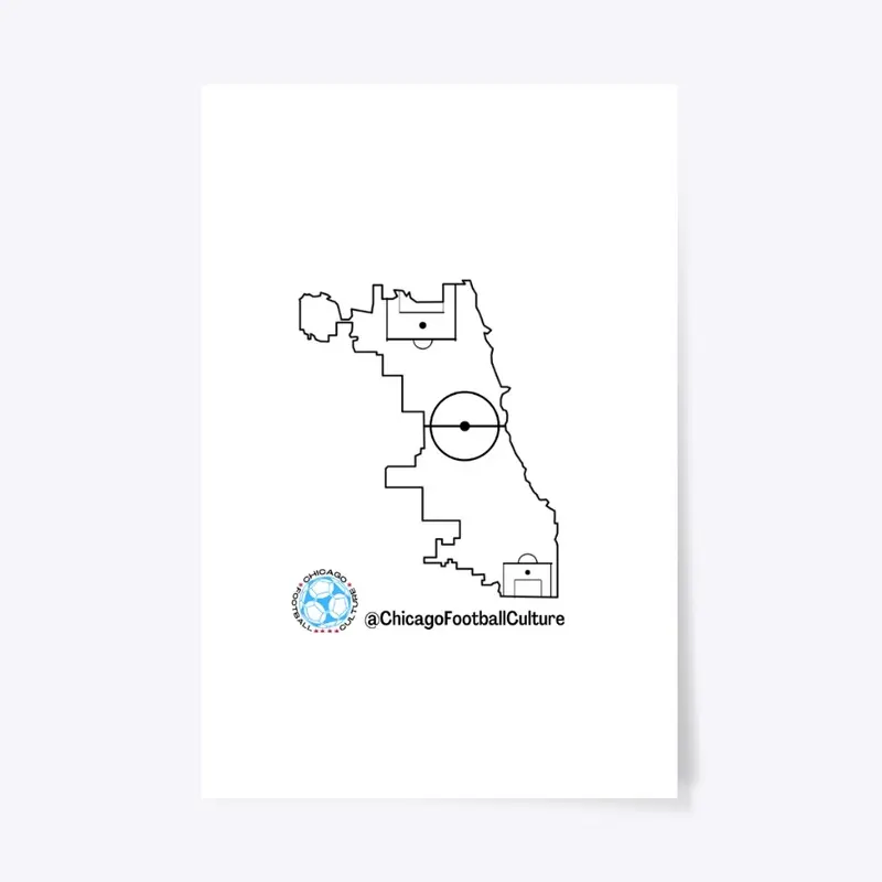 Chicago Map Sticker